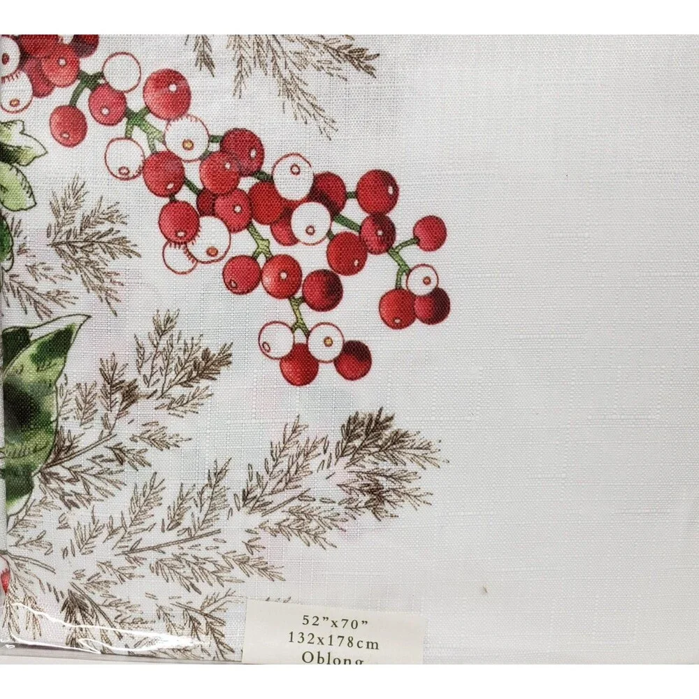 Printed Fabric Tablecloth 52